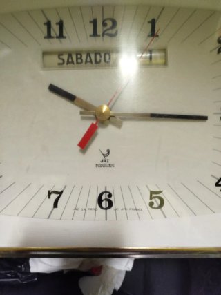 Reloj de pared JAZ Transistor Años 60-70