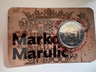 2 euros Croacia 2024 Marko Marulić