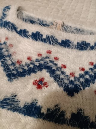 Jersey blanco con estampado