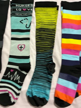 Lote 5 pares calcetines compresión L/XL