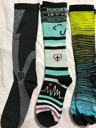 Lote 5 pares calcetines compresión L/XL