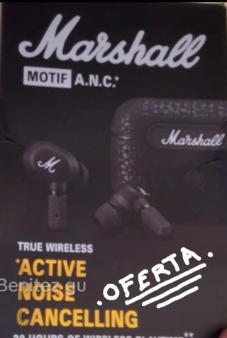 Marshall Motif ANC Auriculares Inalámbricos Nuevos