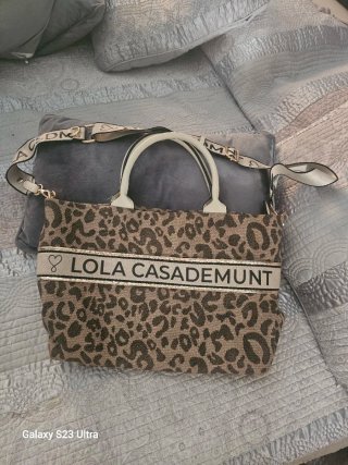 Bolso Lola Casademunt estampado leopardo