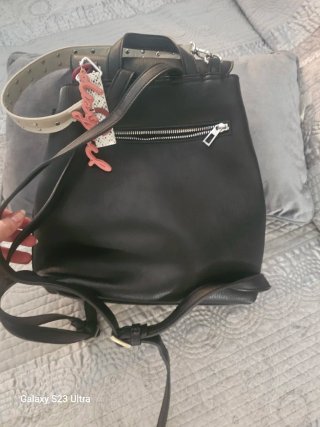 Mochila Desigual Negra con Diseño