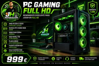 PC Gaming Full HD Ryzen 5 5500 RTX 5060