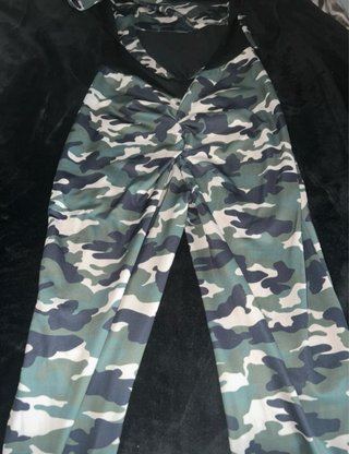 Mono largo camuflaje