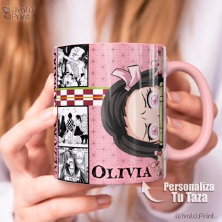 Taza Ceramica Personalizada, Nezuko