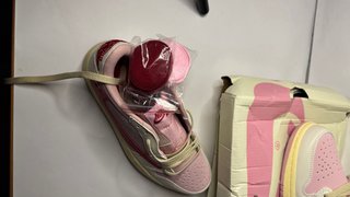 Zapatillas Jordan Talla 40 Rosa y Rojo
