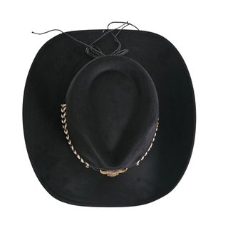 Sombrero Vaquero Ajustable Negro Cowboy Western