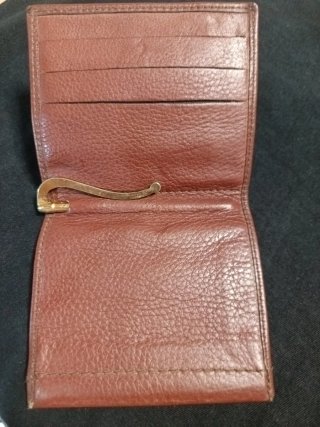 Billetera de cuero vintage