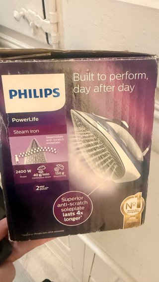 Philips PowerLife plancha vapor azul