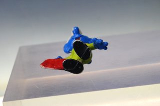 Figura PVC: Pitufo torero traje verde. Los Pitufos. Bootleg.