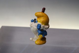 Figura PVC: Abuelo Pitufo. Los Pitufos. Peyo, Schleich.