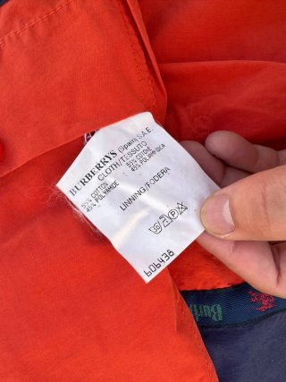 Chaqueta Burberry Vintage Roja