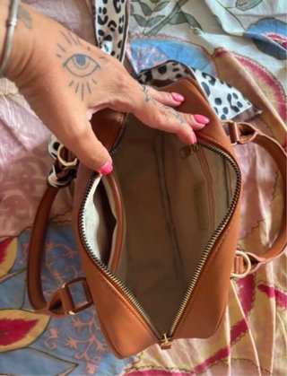 Borsa Miu marrone trapuntata
