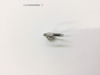 sortija oro 18k con piedra con diamante