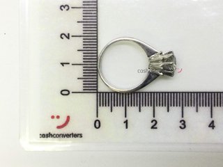 sortija oro 18k con piedra con diamante
