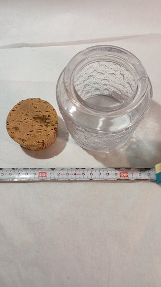 Lote de tarros de cristal vintage escarchados