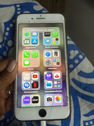 iPhone 7 Plus 32GB Blanco Pantalla Rota