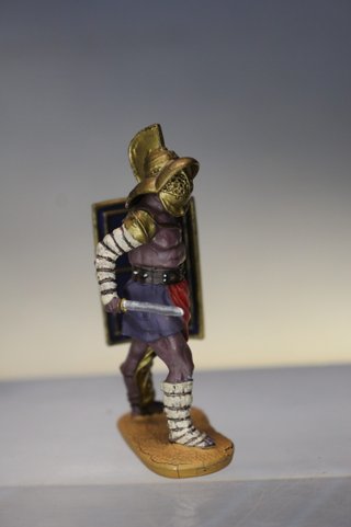 Gladiador mirmillo #43. 1:32. Soldados de plomo de la Antigua Roma