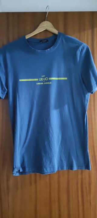 Camiseta Liu Jo Azul Urbana