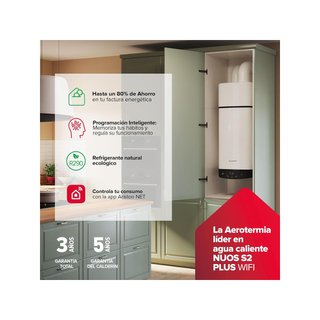 Ariston termo eficiente wifi ahorro silencioso