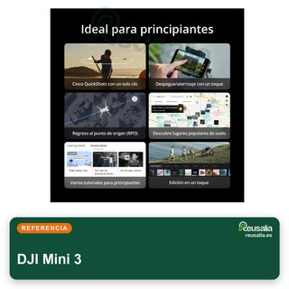 DJI Mini 3 dron cámara 4K estabilizador