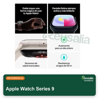 Apple Watch Series 9 GPS 45mm aluminio