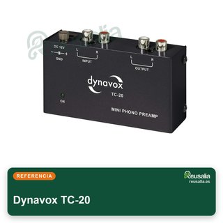 Dynavox TC-20 preamplificador phono tocadiscos MM