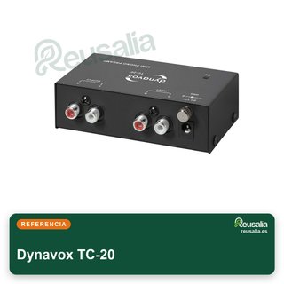 Dynavox TC-20 preamplificador phono tocadiscos MM