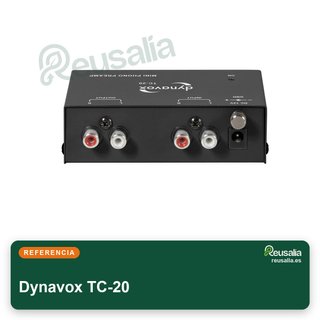 Dynavox TC-20 preamplificador phono tocadiscos MM
