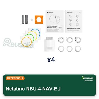 Netatmo pack 4 válvulas termostáticas inteligentes