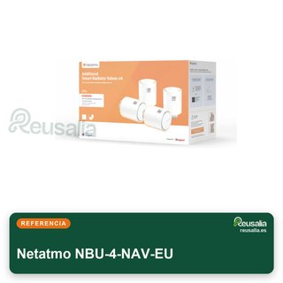 Netatmo pack 4 válvulas termostáticas inteligentes