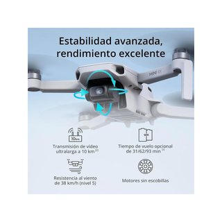 - DJI Mini 4K dron cámara 4K estabilización
