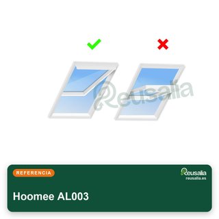 Hoomee cubierta ventana 560cm aire acondicionado