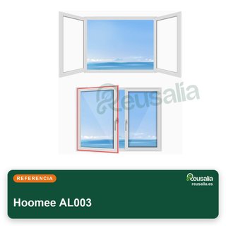 Hoomee cubierta ventana 560cm aire acondicionado