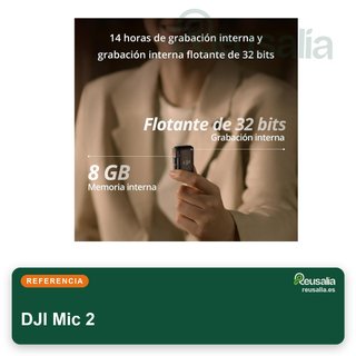 DJI Mic 2 inalámbrico 2 TX 1 RX