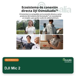 DJI Mic 2 inalámbrico 2 TX 1 RX