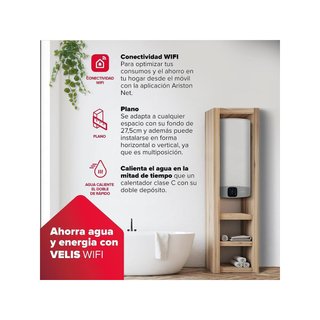Ariston termo eléctrico ahorro wifi inteligente
