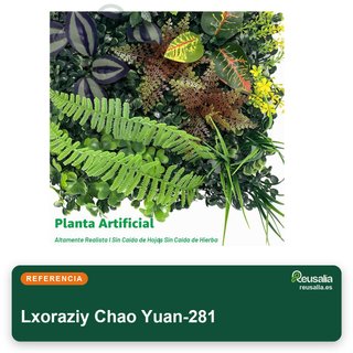 Lxoraziy paneles plantas artificiales 25x25 cm