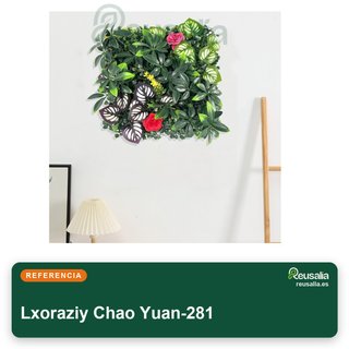 Lxoraziy paneles plantas artificiales 25x25 cm