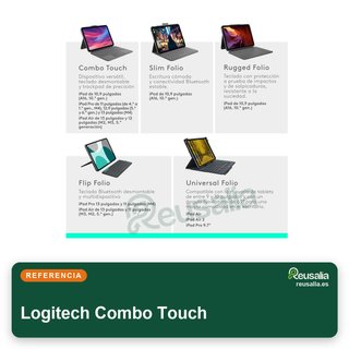 Logitech Combo Touch funda teclado iPad Pro 13