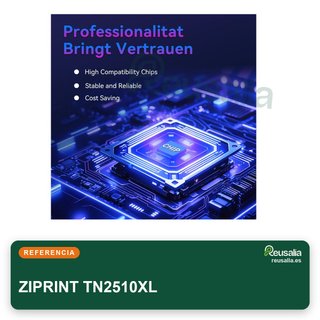 Tóner compatible Brother TN2510XL negro