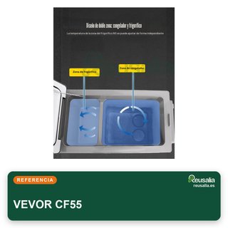 VEVOR refrigerador portátil coche 55L 12V