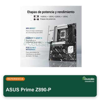 ASUS Prime Z890-P placa base Intel DDR5