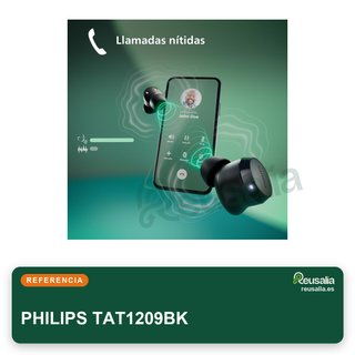 PHILIPS TAT1209BK auriculares inalámbricos