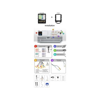 SXAUTO 6G+128G autoradio Android 14 cámara volante
