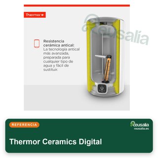 Thermor termo eléctrico eficiente antical digital