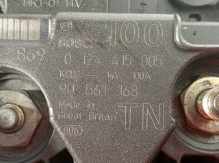 Alternador 0124415005 opel astra g elegance 2 5247