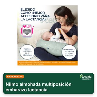 Niimo almohada multiposición embarazo lactancia